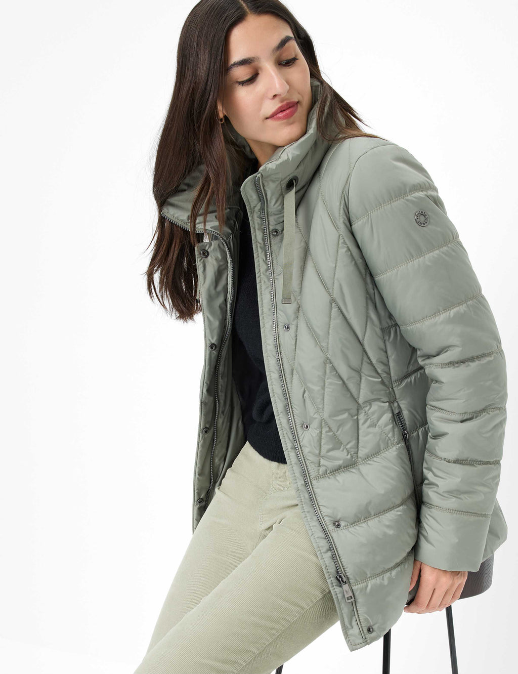 Riga gewatteerde jas