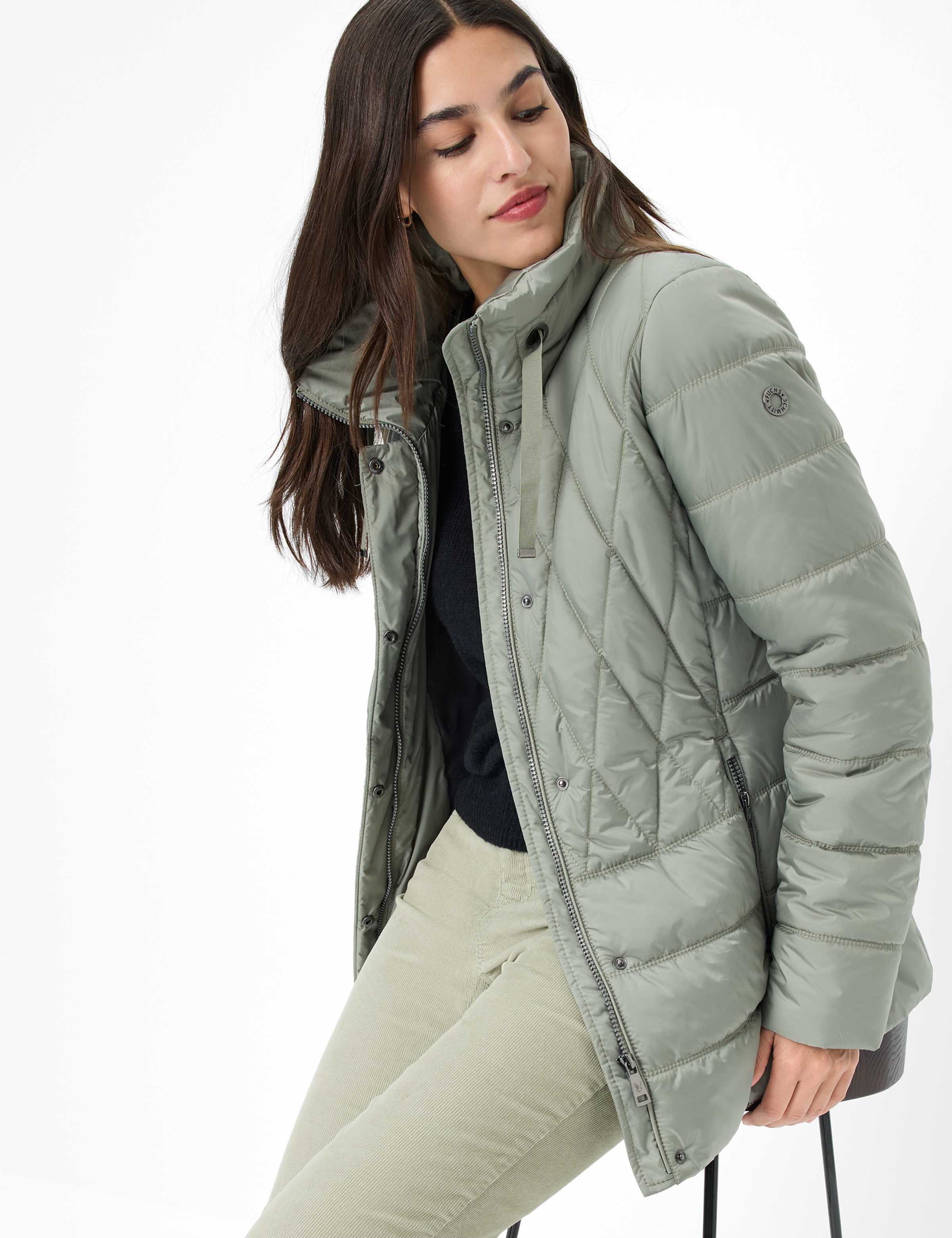 Riga gewatteerde jas