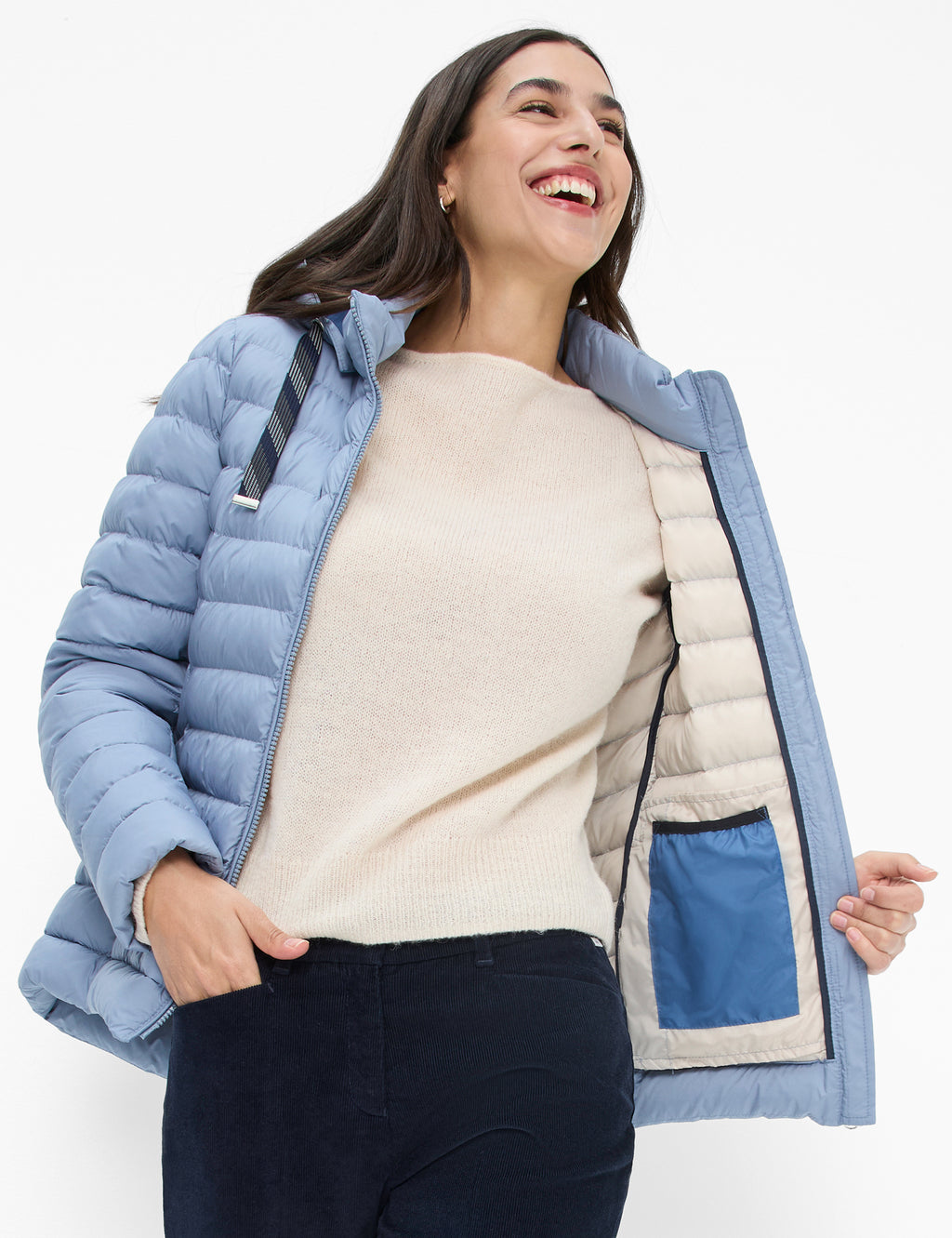 Mandal gewatteerde jas