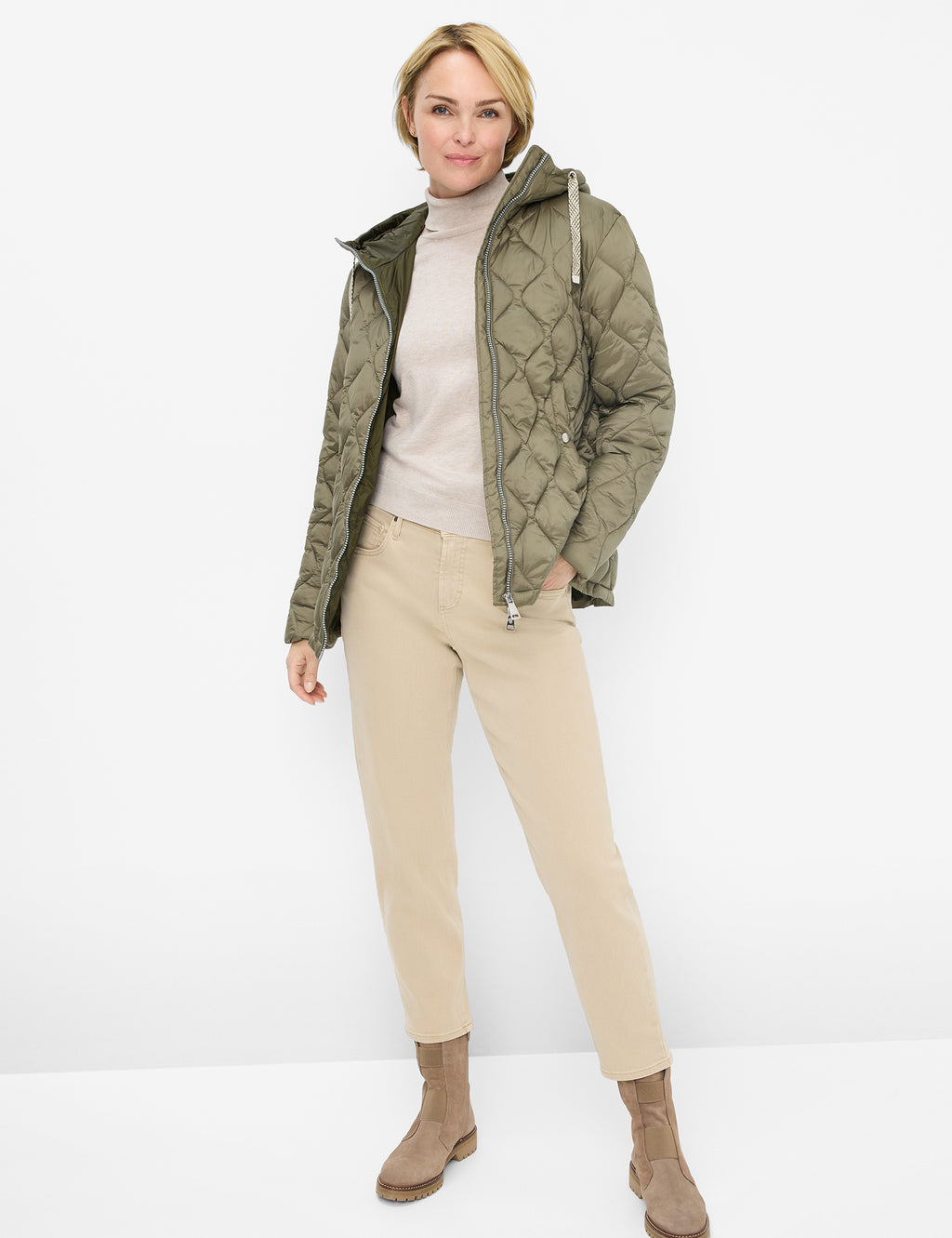 Bari gewatteerde jas