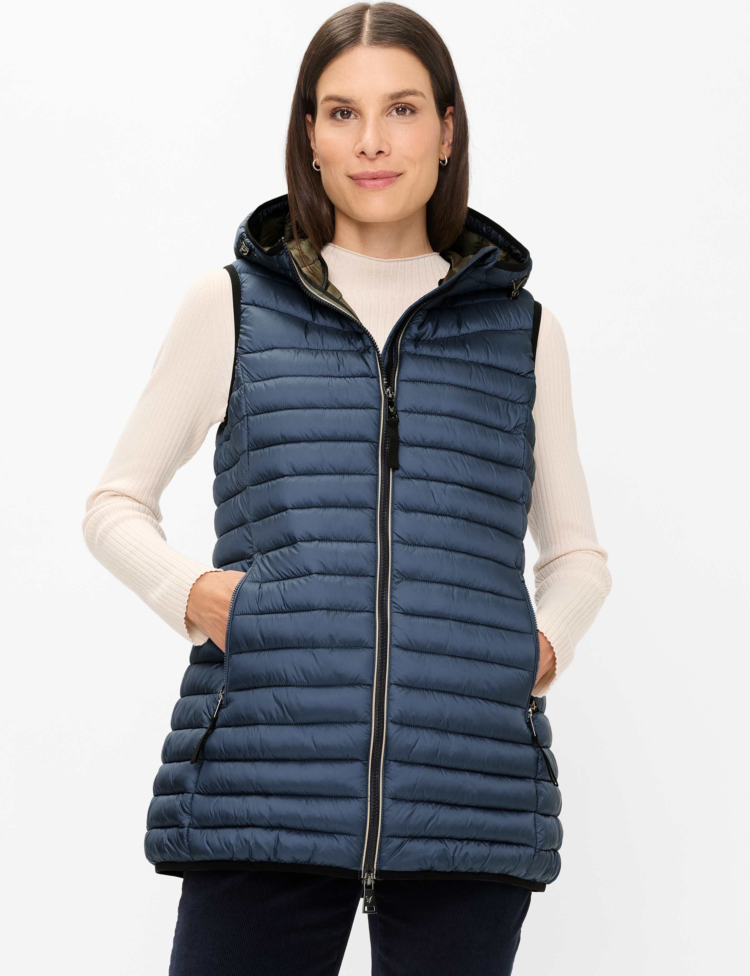 Marsala gewatteerd vest