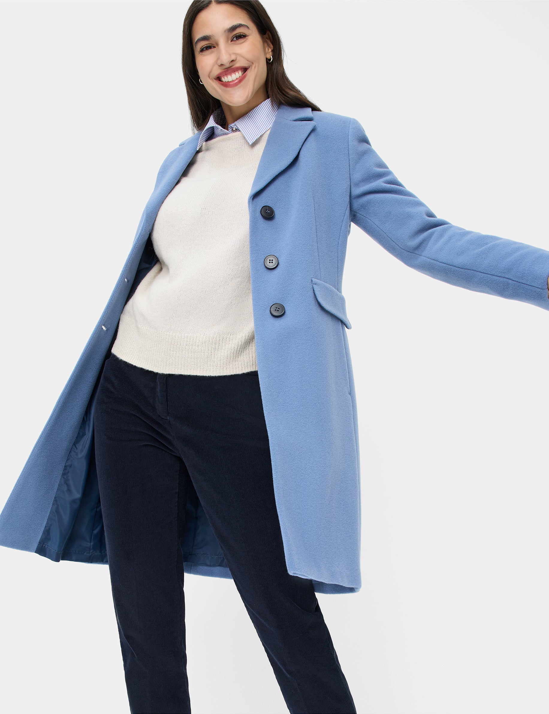 Latijns-Amerikaanse wollen jas